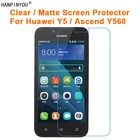 Для Huawei Y5 Y560 Y560-U02 Y560-L01 прозрачная глянцеваяАнтибликовая матовая защитная пленка для экрана (не закаленное стекло)