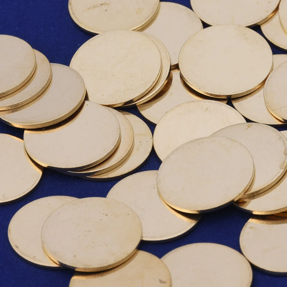 Латунные круглые штамповочные принадлежности 20 мм металлическая заготовка|metal