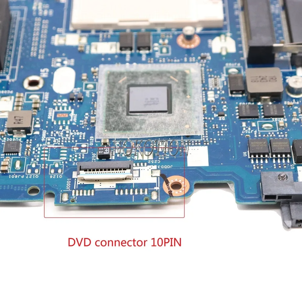Материнская плата NOKOTION для ноутбука Lenovo Ideapad z500 Series S989 La-9061p 90001767 HM76 DDR3 материнская