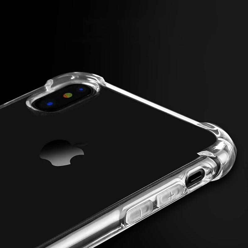 Чехол для телефона Kerzzil с подушкой безопасности iPhone X противоударный прозрачный