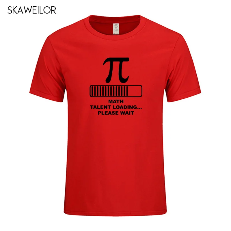 Math Talent Loading Funny Creative Pi Футболка мужская летняя хлопковая футболка с коротким