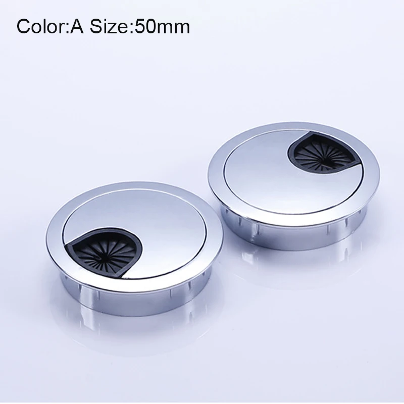 Desk Cable Hole Cover Zinc Alloy Base Table Wire Outlet Port Computer Grommet Surface Line Box BDF99 | Обустройство дома