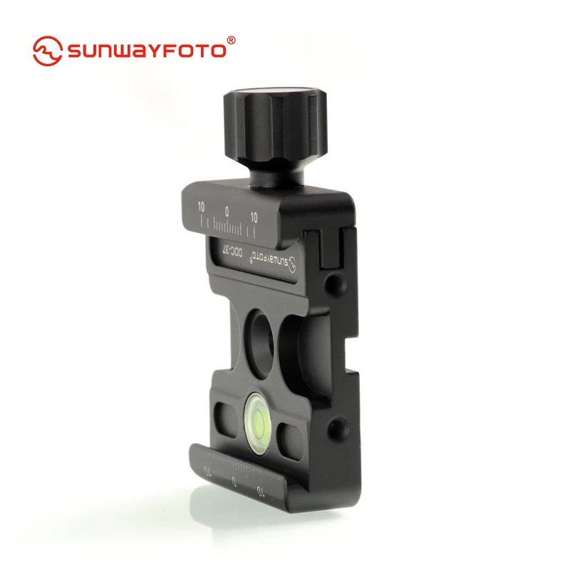 SUNWAYFOTO DDC-37 головка штатива быстросъемный зажим для DSLR 37 мм Трипод быстросъемная пластина шариковая головка рычаг зажим винтовое отверстие 3/8