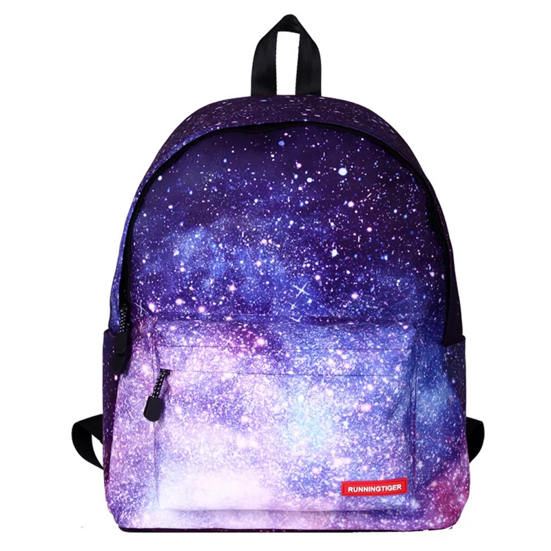 Женский рюкзак с принтом звезды и Вселенной школьный для девочек подростков