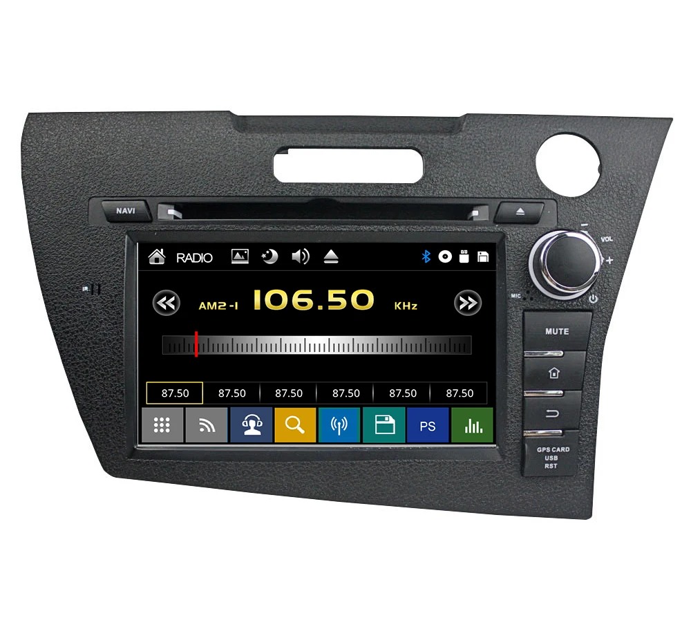 7-дюймовый автомобильный DVD-плеер с GPS Navi (опционально) аудио радио стерео USB/SD AUX BT/TV