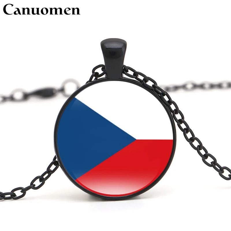 Canuomen, Германия, кулон в форме флага, ожерелье, Центральная Европа, страна АВСТРИЯ, Польша, Чешская Республика, Словакия, любовь, город, Женские Ювелирные изделия