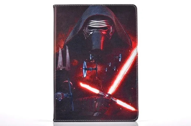 Чехол для Apple Ipad Mini 1/2/3 стойки сальто Star Wars The Force Awakens принты Tablet Обложка Shell Coque Para корпус - Цвет: Белый