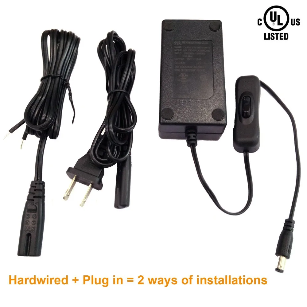 AIBOO LED Linkable Under Cabinet Lighting Dimmable 6/10/12 Puck Lights with Wireless RF Remote Control Hardwired& Wall Plug in