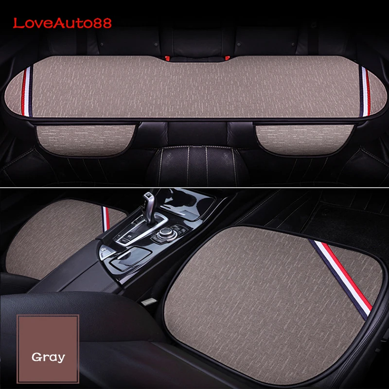 3pcs Universal Car Seat Cover Front Rear Seats Breathable Protector Mat Pad Auto Accessories Four Seasons | Автомобили и
