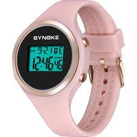 synoke watch men 50m waterproof sport watches rubber watchband anti thin digital watch for women relogio masculino reloj