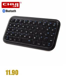 CHYI Bluetooth беспроводная клавиатура ультра тонкий эргономичный Мини Тонкий тачпэд клавиатура для Windows Mac OS Android Phone Tablet