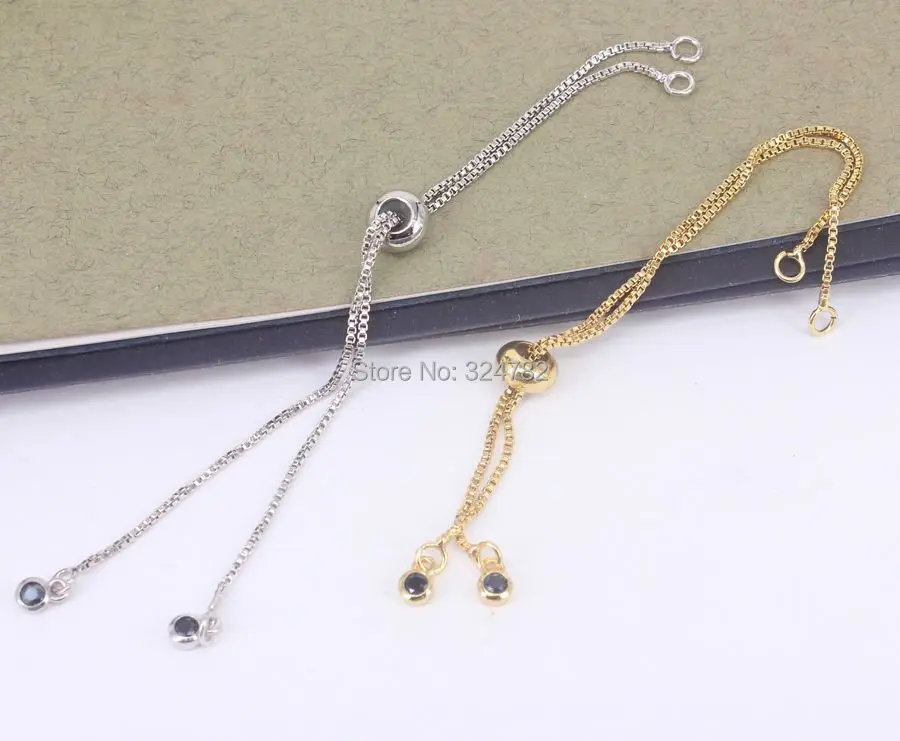 20 шт смешанных цветов Очаровательная цепочка для изготовления браслета макраме