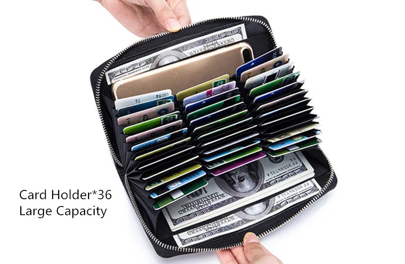 Miyahouse кожаный кошелек для женщин RFID карты кошельки унисекс держатели карт большой емкости из искусственной кожи кредитницы женские кошельки