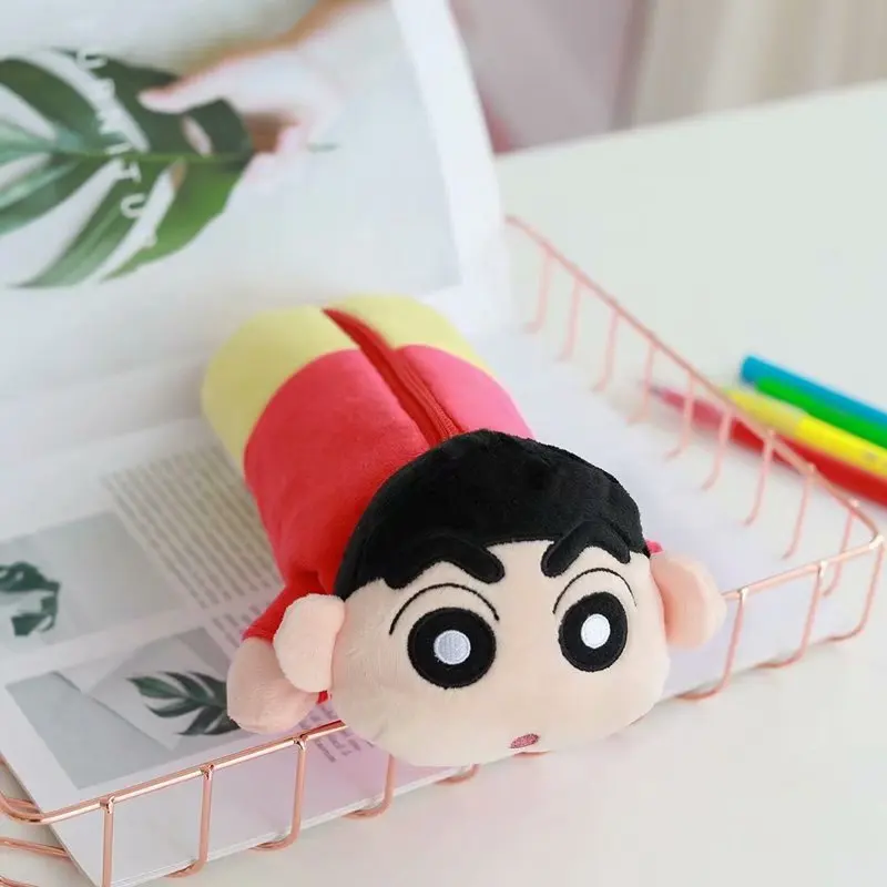 1 шт. милые плюшевые кошельки для собак Crayon Shin-chan, подарочные плюшевые игрушки 26 см, Плюшевые Чехлы для японского аниме Shin-chan, детские игрушки - Цвет: Crayon Shin Chan