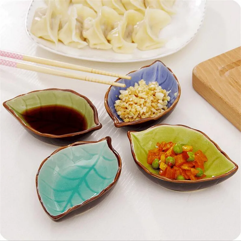 Новые креативные тарелки глазурь с ледяными трещинами приправа соус