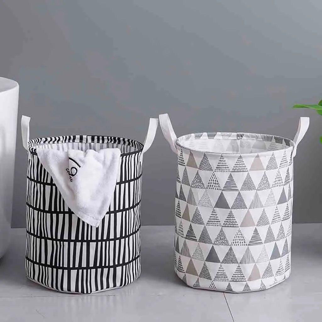 Корзина для белья корзина одежды хлопковый водонепроницаемый мешок стирки