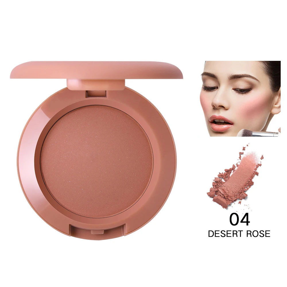 12 цветов Miss Rose Blush Palette Peach Cheek Shimmer Matte Bronzer Singel Румяна для лица Косметика для контурирования макияж пудра