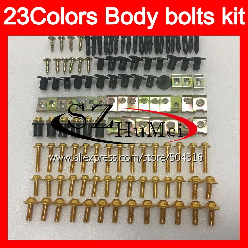 

Fairing bolts full screw kit For HONDA VFR800 07 08 09 10 12 VFR 800 VFR800RR 2007 2008 2009 11 2012 Windscreen bolt screws Nuts