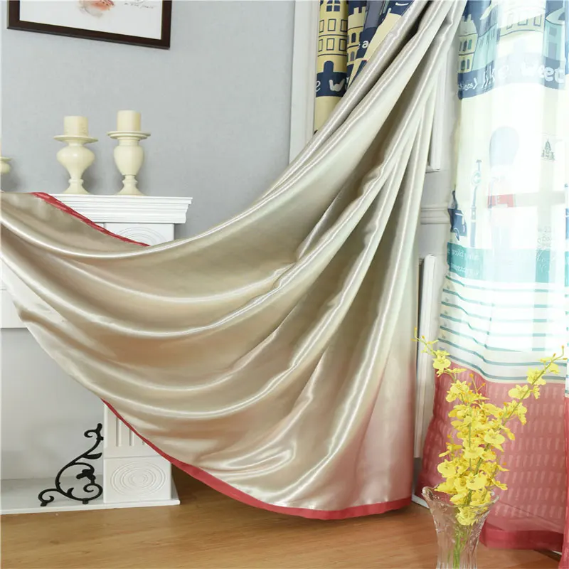 Мультяшные занавески полноразмерные детские шторы с рисунком из мультфильма