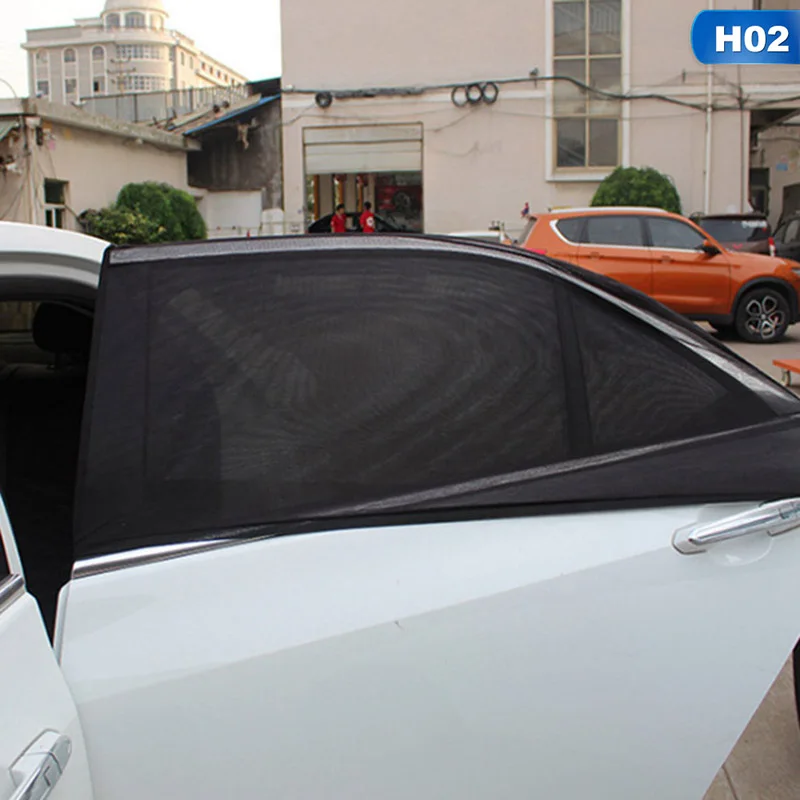 2 шт. автомобильный солнцезащитный козырек с защитой от ультрафиолетовых лучей для автомобиля, занавеска для окна автомобиля, солнцезащитный козырек для бокового окна, летняя Защитная оконная пленка