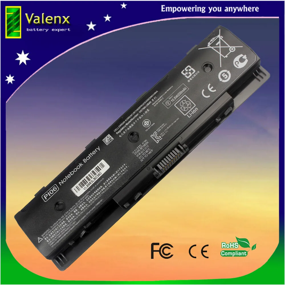 Аккумулятор PI06 для ноутбука HP envy 15 15T 17 Touchsmart 710417 001 709988 421 541 |Аккумуляторы