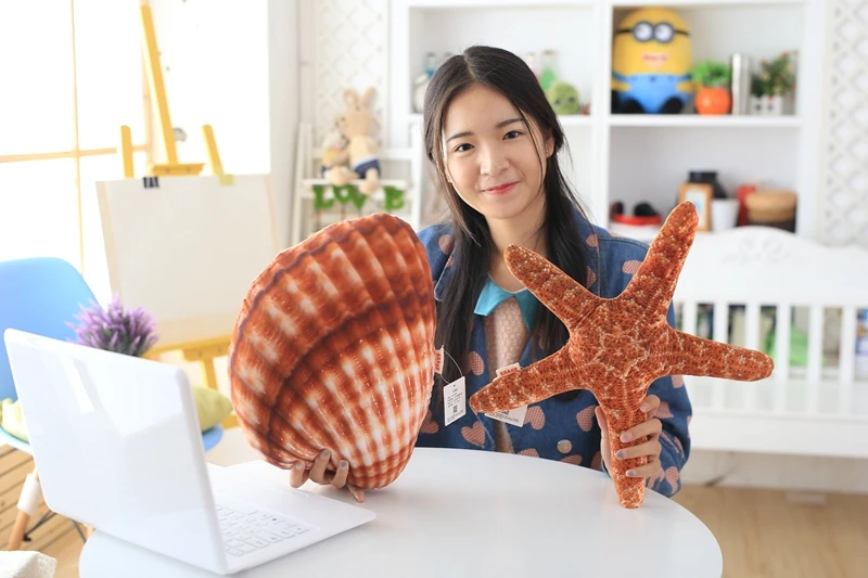 2016 бесплатная доставка цельная плюшевая подушка с морскими растениями и