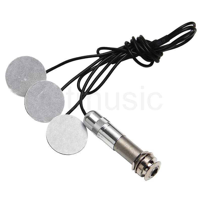 Sound Pure 3 Sensor Guitar Pickup Bridge Plate Transducer with Jack Pack of 5 | Спорт и развлечения