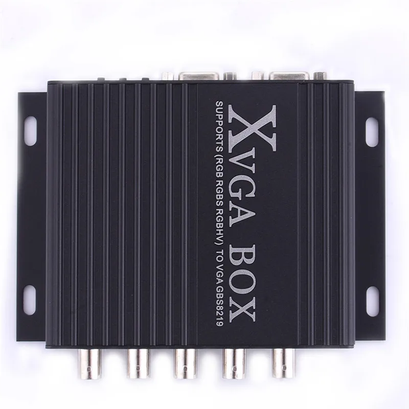 Новый XVGA коробка MDA CGA EGA гамма Sog RGBS RGBHV YPbP YUV конвертер VGA Промышленные видео с