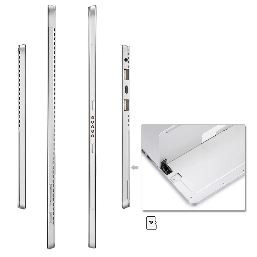In Stock Chuwi SurBook Mini 2 in 1 Tablet PC 10.8 inch Windows10 Intel Celeron N3450 Quad Core 1.1GHz 4GB 64GB Dual WiFi Cameras |