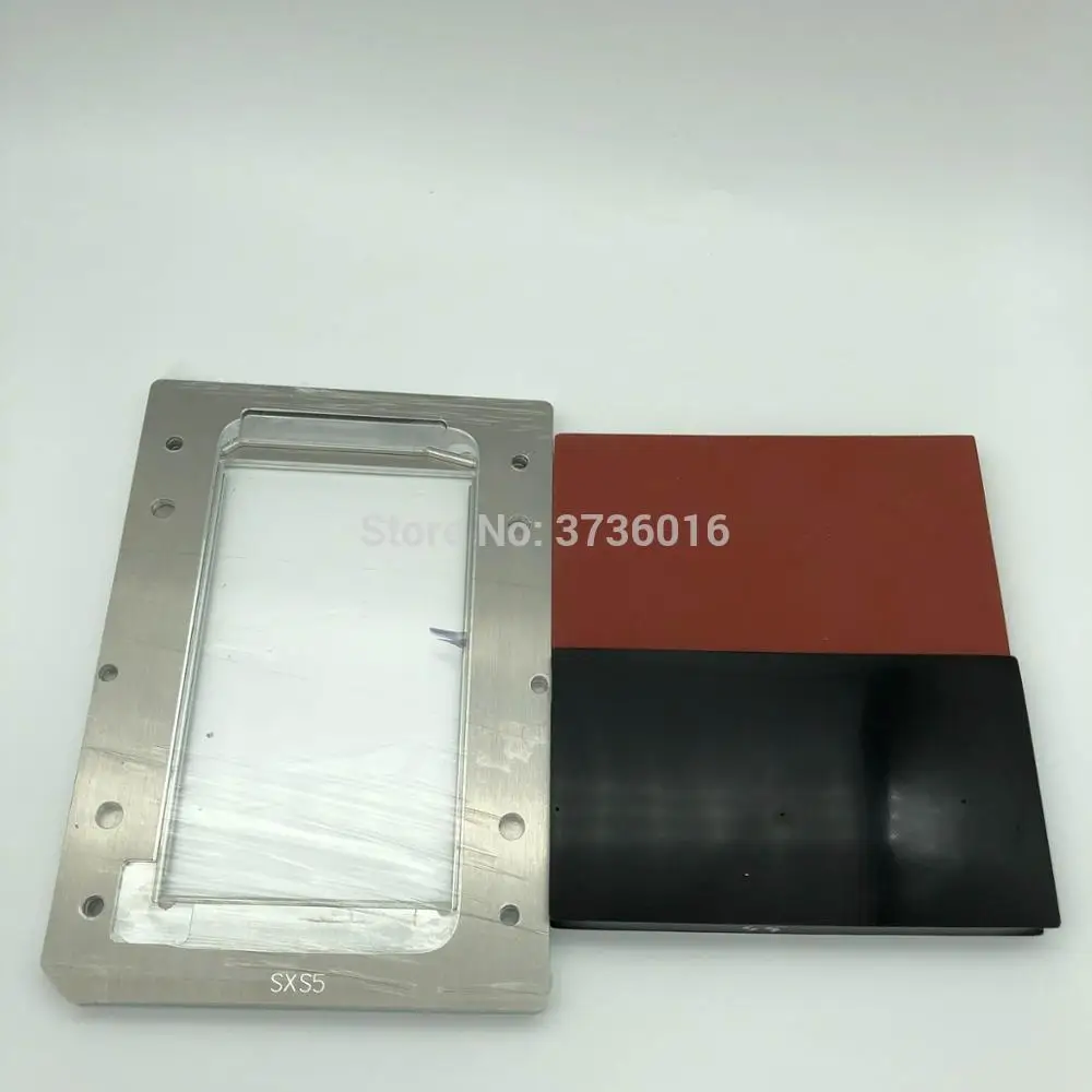 

YMJ glass laminating mold for samsung S5 oca polarizer film lcd fit vacuum laminating for mobile phone repair renovation