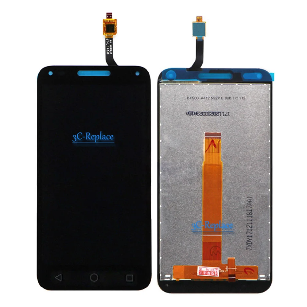 Задняя сторона/белый цвет новый для Alcatel One Touch U5 3G с функцией 4047D 4047 ЖК дисплей
