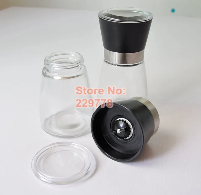 1 шт. Ручной стеклянный перец/Соль/трава/мельница для специй шлифовальный станок