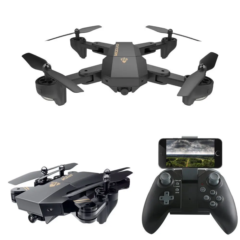VISUO XS809W XS809HW складной селфи Радиоуправляемый Дрон с FPV Wifi камерой может добавить