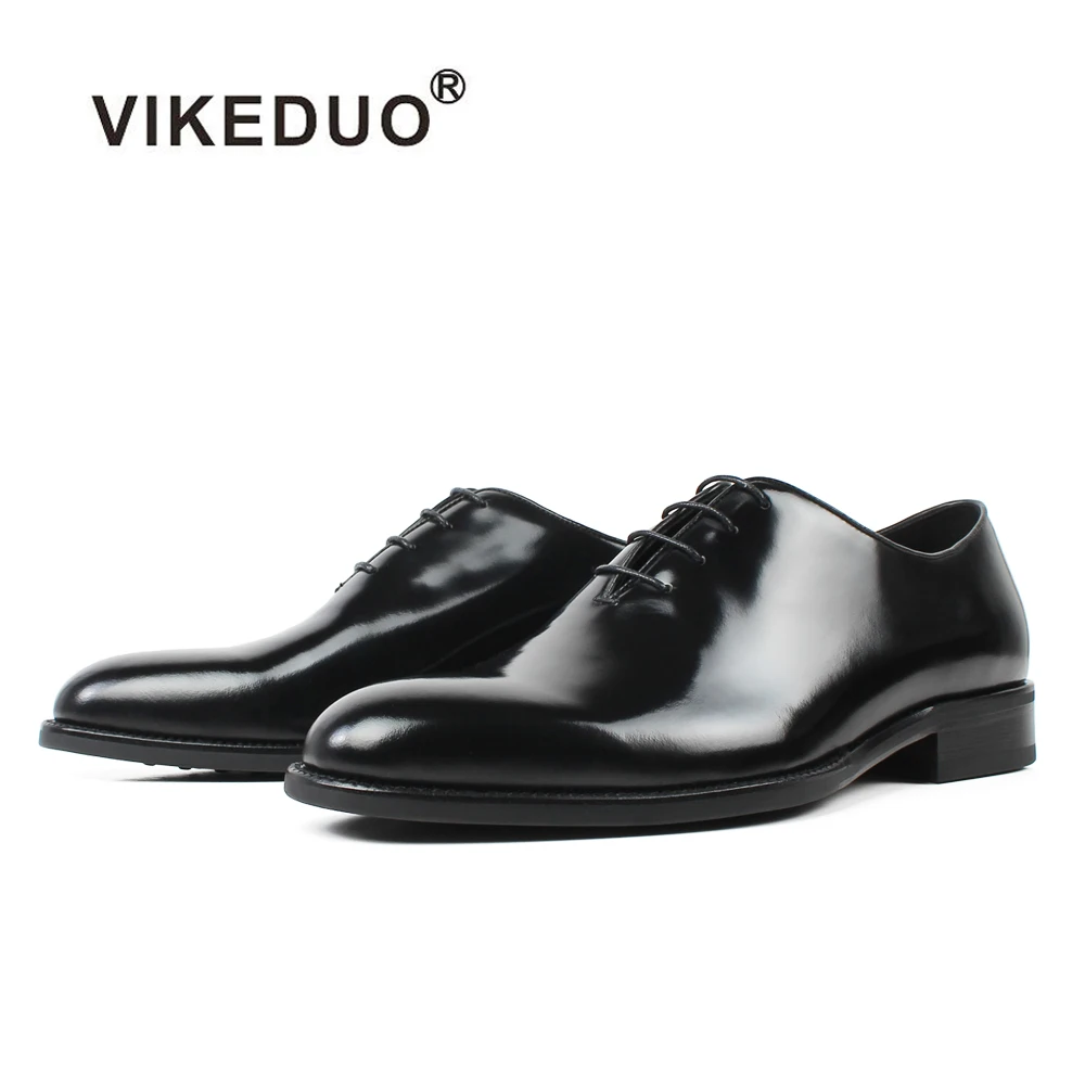 VIKEDUO/Лидер продаж Мужские туфли оксфорды ручной работы из натуральной кожи