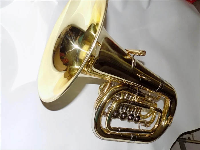 Bb Junior tuba 4 клапана высота 612 мм лак с Чехол и мундштук Instrumentos Musicais professionais