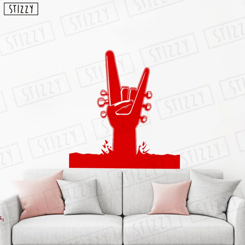 Настенная Наклейка stizzy Rock Music Studio виниловые настенные наклейки для мальчиков и