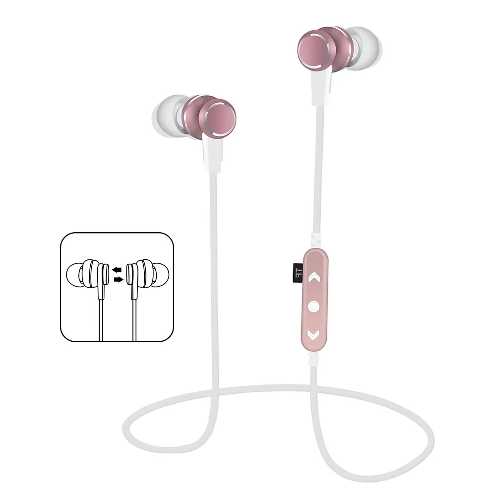 Bluetooth-наушники с микрофоном магнитные поддержкой SD-карты | Электроника