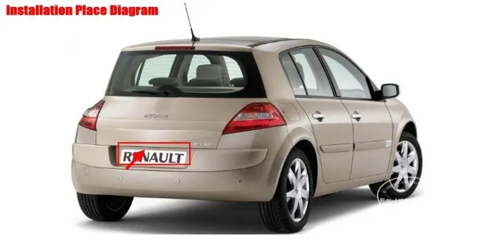Liislee Беспроводная Автомобильная камера заднего вида для Renault Megane 2 II/парковочная камера заднего вида/DIY легкая установка/HD ночное видение
