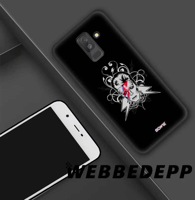 WEBBEDEPP David Bowie Singer Rock Мягкий ТПУ силиконовый чехол для Samsung Galaxy S10 S10e S9 S8 Plus S7 S6 Edge &amp J6