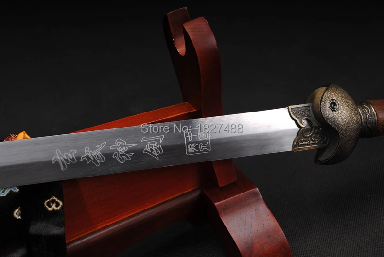 Ручная груша деревянная ручка/ножны китайский KungFu XuanWu меч Han jian/полностью Tang