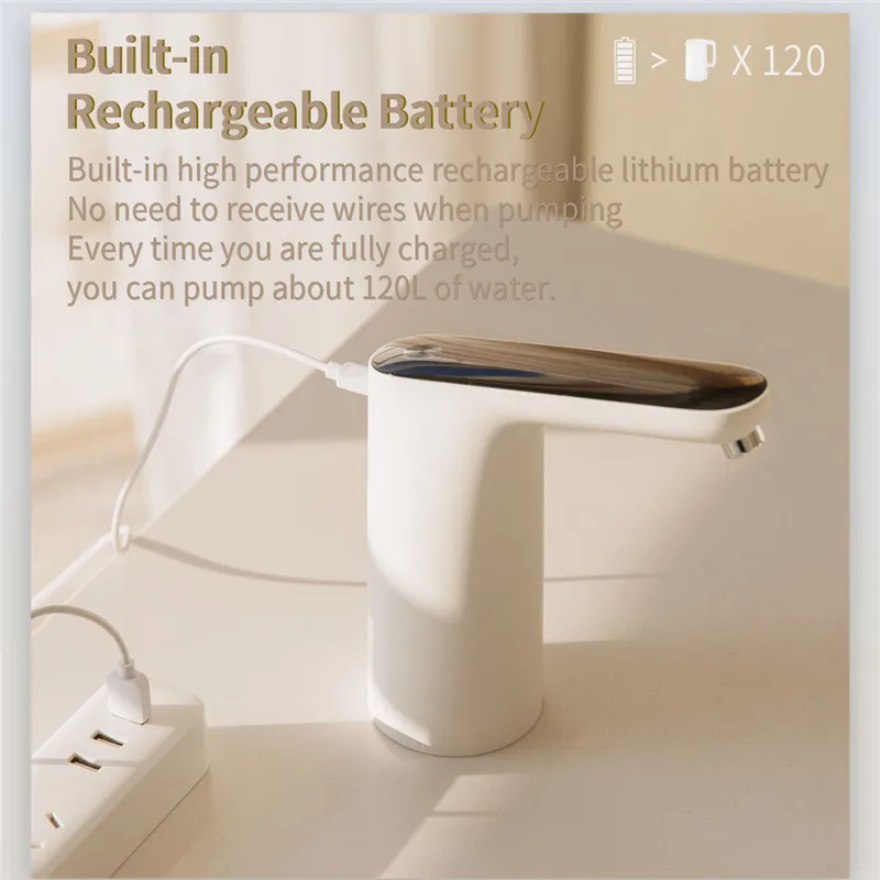 Автоматический насос для воды XIAOMI Mijia 3LIFE USB мининасос с сенсорным выключателем