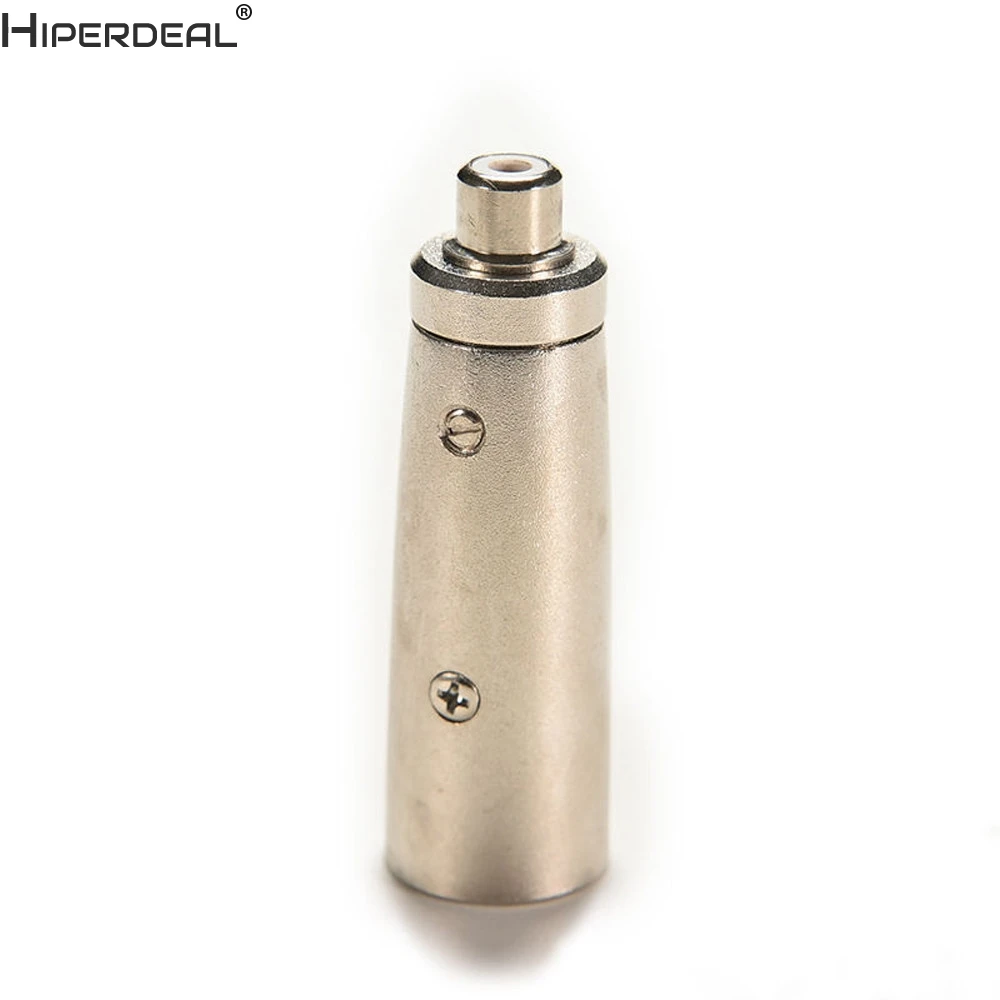 HIPERDEAL 3 Pin XLR штекер Женский RCA аудио разъем микрофонный кабель микшер аудио адаптер Oct30
