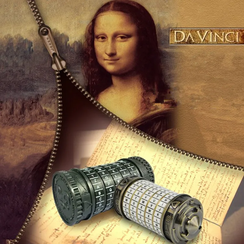 Leonardo da Vinci развивающие игрушки металлические замки-криптекс идеи подарка праздник Рождественский подарок для женитьбы любовника побега камеры