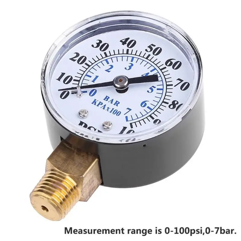 Датчик давления скважинного насоса 1/4 ''NPT резьба 0 100 PSI 7 бар Вода Воздух Газ