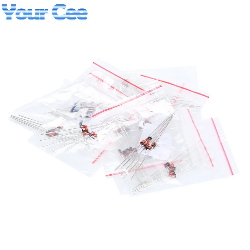 60 шт./лот 1 Вт стабилитрон диод электронные компоненты пакет 3 В ~ 9 Ассорти