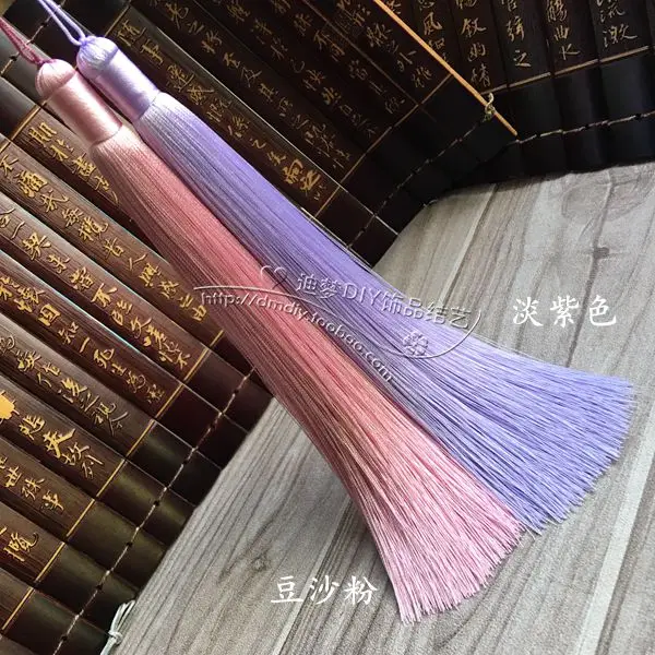 20*1,1 см DIY ювелирные аксессуары длинный участок Искусственные Шелковые кисточки 67 цветов технологии декоративные кисточки кисточкой ремешок wh
