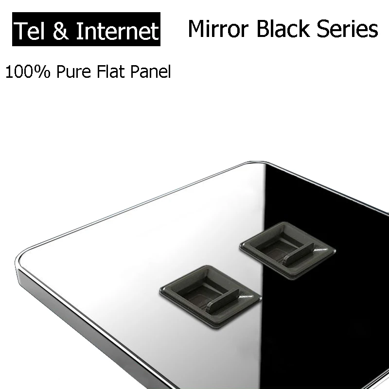 Бренд Coswall розетка RJ45 для интернета роскошная настенная Сетевая с телефонным