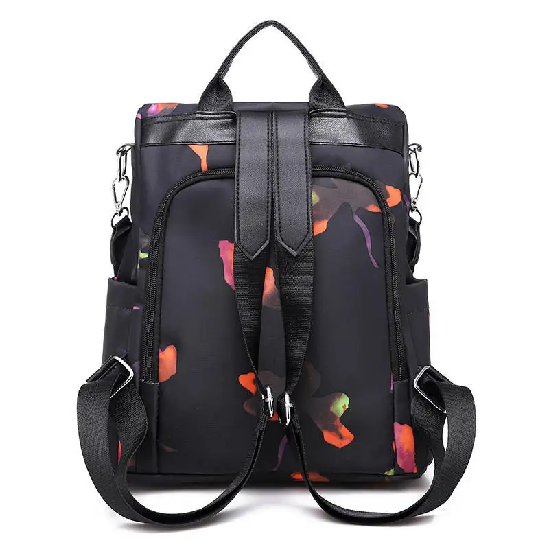 Модный брендовый рюкзак Оксфорд женский с защитой от кражи для девочек школьный