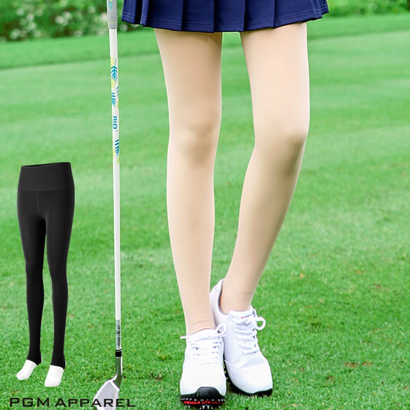 Для женщин Pgm гольф спортивной высокоэластичные Леггинсы длинные штаны теплые