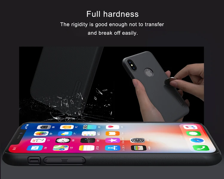 Для iPhone X XR XS Max чехол Nillkin Супер Матовый Защитный матовый чехол для телефона Capa Жесткий Чехол для iPhone 7 Plus Nilkin чехол
